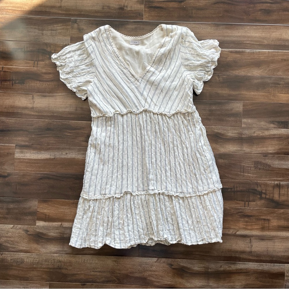 Ivory babydoll dress